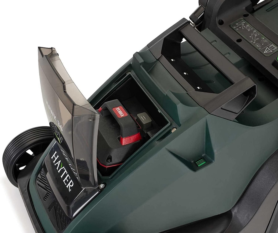 image 1 of Hayter Hawk 36 Cordless Lawnmower 60V 36cm Includes 2.5Ah 60V Battery and Standard Charger (CODE543A) Push Rear Roller Battery Rotary Mower (36cm)