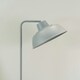 image 2 of ValueLights Morris Stone Grey Retro Dome Metal Freestanding Floor Lamp with LED Bulb