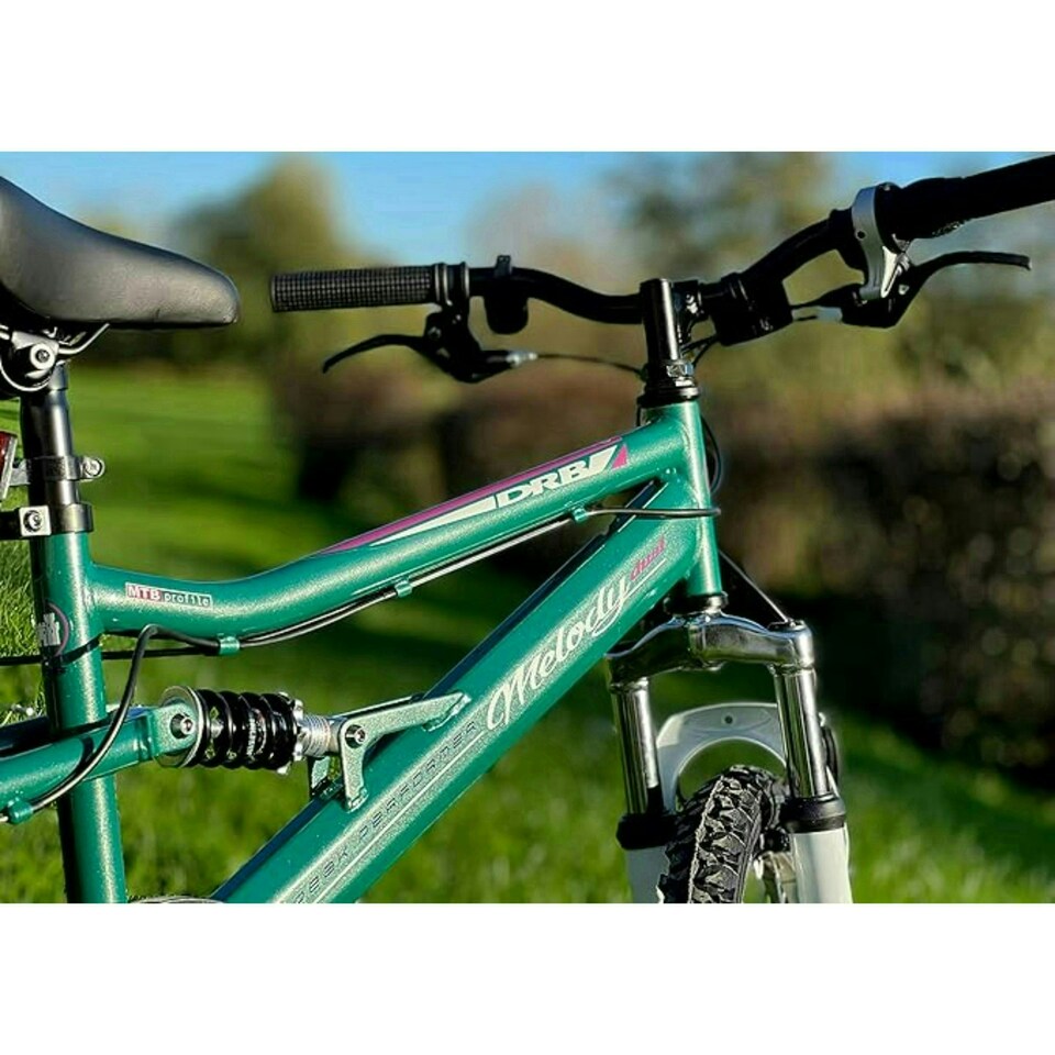 image 1 of Dallingridge Melody 20in Girls Full Suspension Mountain Bike - Metallic Teal/White