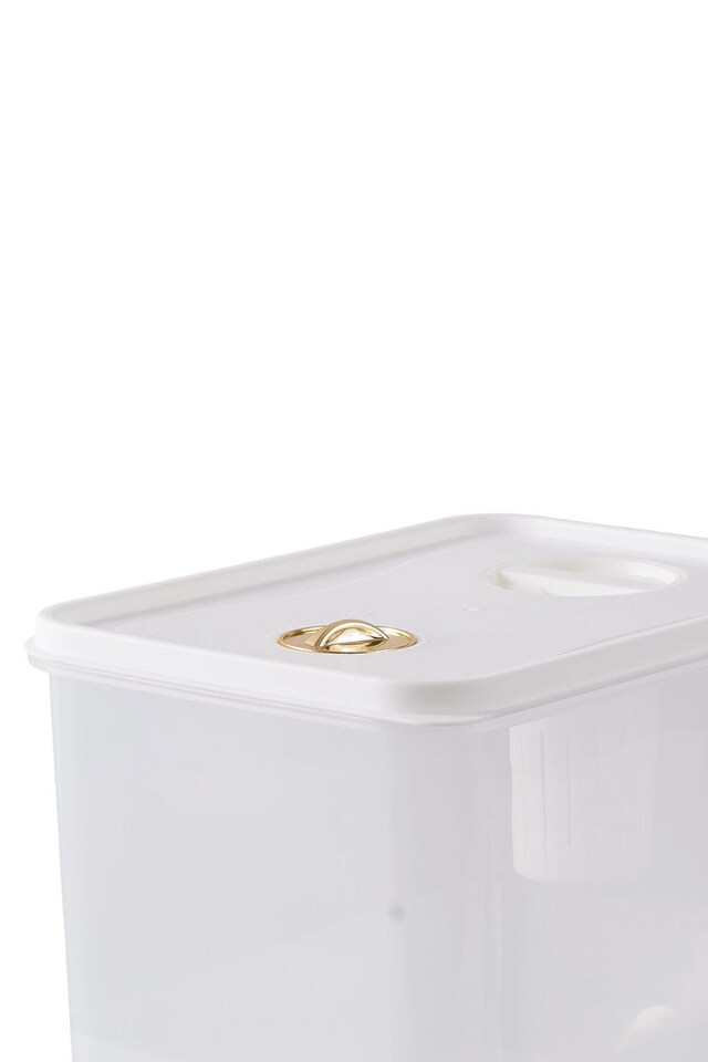 image 1 of Living and Home 10L Plastic Refrigerator Cold Water Drink Beverage Dispenser with Tap | Clear