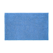 Chenille Bobble Bath Mat Non-Slip 60 x 90cm - Lupin Blue