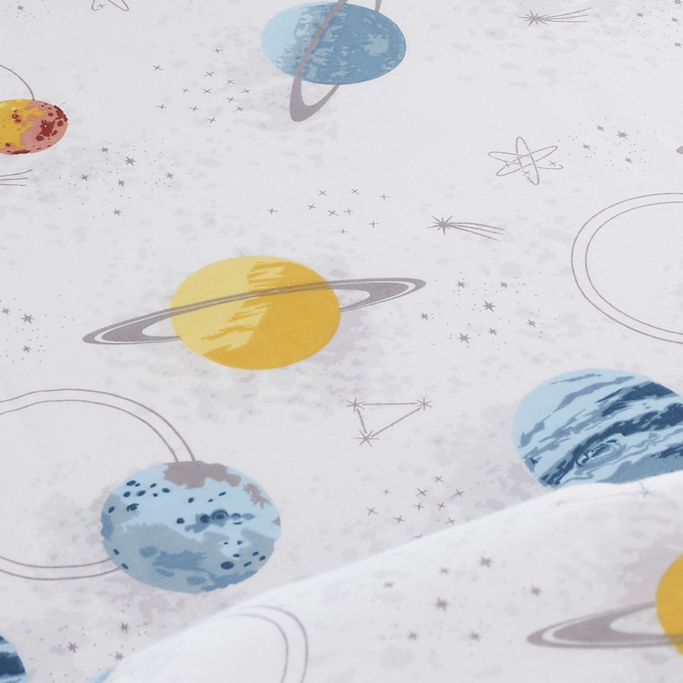 image 1 of Bedlam Outer Space Fitted Bed Sheet Black