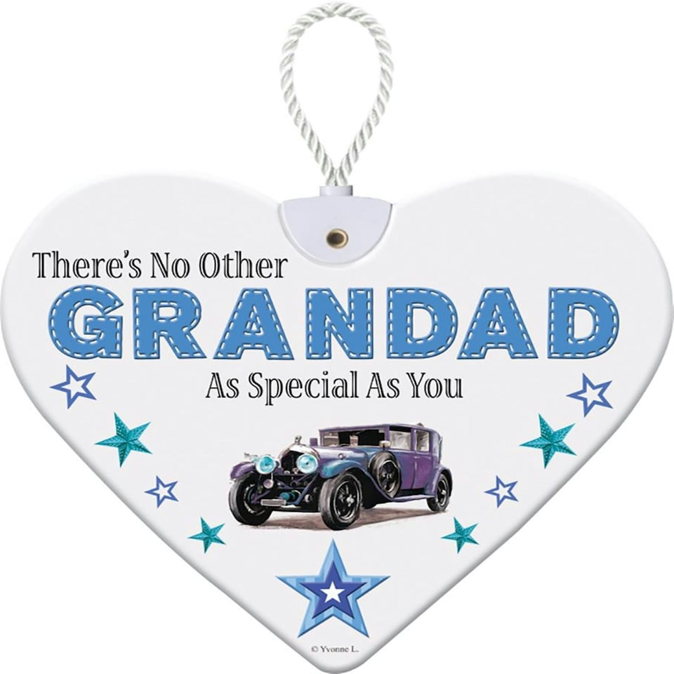 image 1 of GRANDAD HeartFelts Hanging Plaque