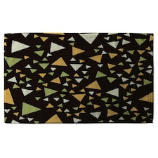 Yellow Green Triangles (Kitchen Towel)
