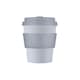 image 1 of Ecoffee Cup 8oz 240ml Reusable Eco-Friendly 100% Plant Based Coffee Cup with Silicone Lid & Sleeve - Melamine Free Travel Mug N/A | Glittertind