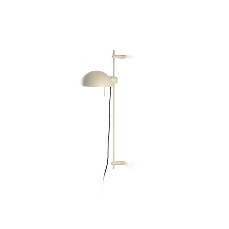 image 1 of Matilda Adjustable Dome Wall Lamp Beige 1x E14