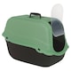 image 3 of Extra Large Enclosed Cat Litter Tray Filter Box Hooded Large Scoop Toilet Potty | Green | 1
