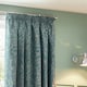 image 2 of Wylder Grantley Jacquard Wedgewood Pencil Pleat Curtains (W)168cm x (W)229cm | Multi