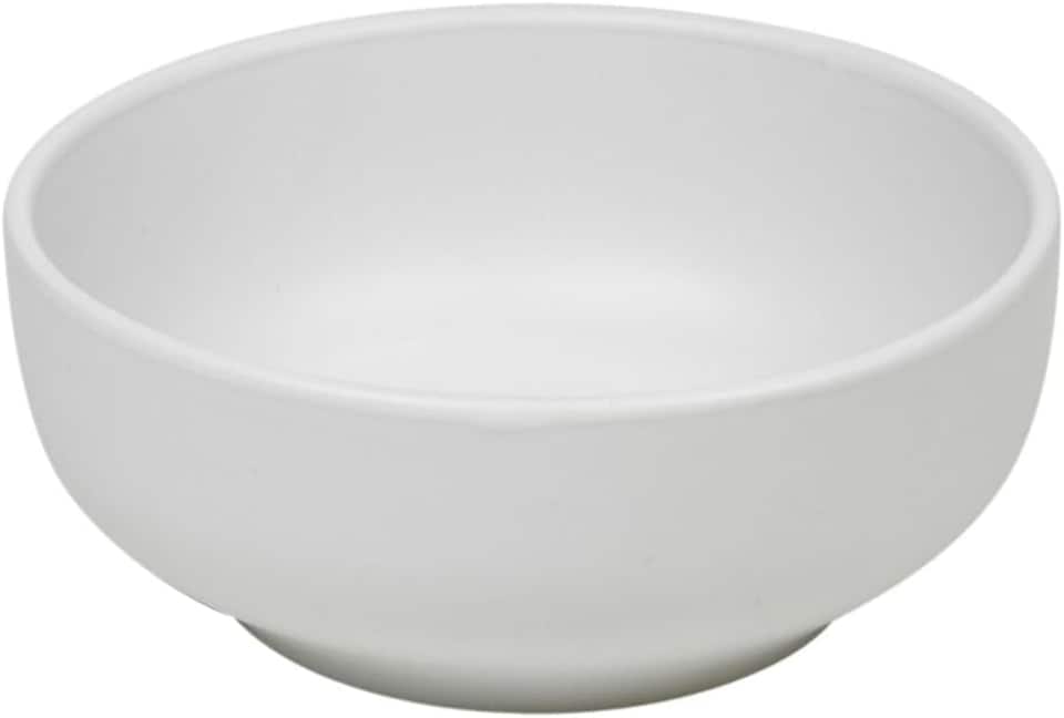 image 1 of Coloured Stone Ceramic Dinnerware Crockery Plates Bowls Dining Set | White | 12Pc White | 12