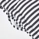 image 4 of Homescapes Cotton Black Thin Stripe Floor Cushion - 50 x 50 cm | Black | 50 x 50 cm
