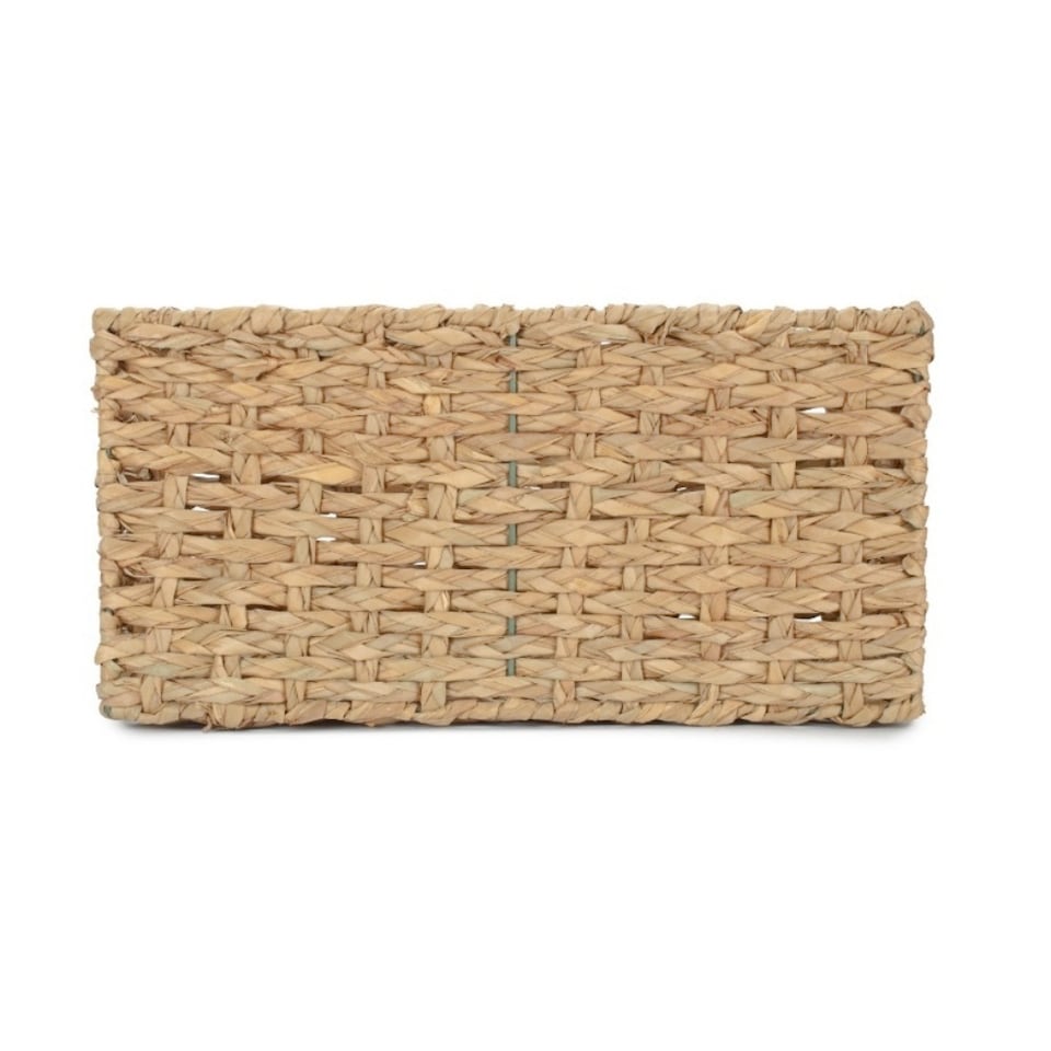 image 1 of Small Thatch Grass Woven Storage Basket | Green | Green