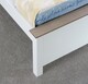 image 3 of 3ft Single Pure white,wood,wooden low foot end, bed frame.Shaker style