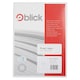 image 2 of Blick 24 Per Sheet 100 Sheets, 63.4mm x 33.9mm, Rectangular, White, 2400 Labels