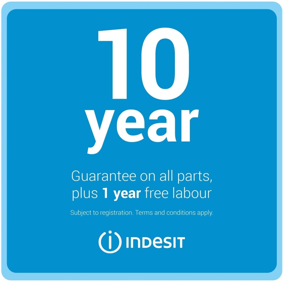 image 1 of Indesit Freestanding Under Counter Fridge, 128 Litre, 54cm, Silver - I55R1112SUK