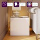 image 2 of Frank Olsen Intel Lamp / Side Table White | white