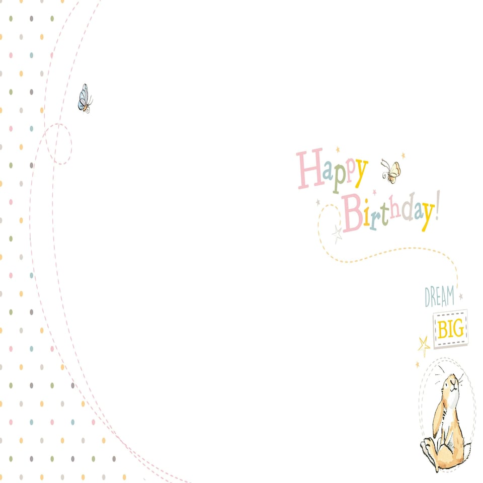 image 1 of Guess How Much I Love You 'Special Birthday Wishes' Card