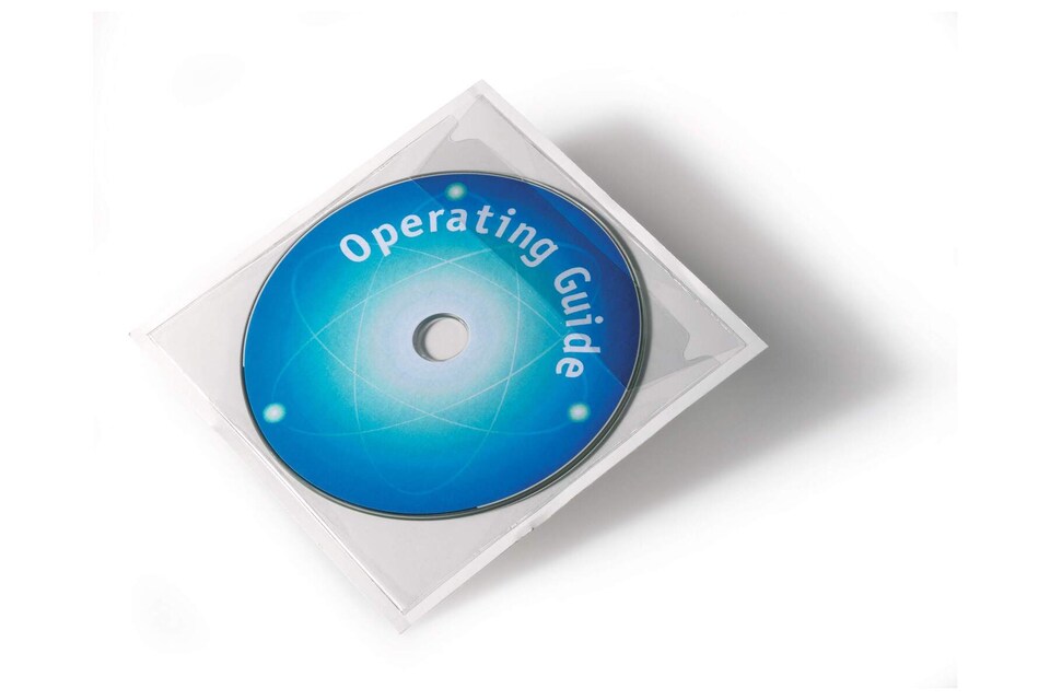 image 1 of Durable POCKETFIX Self-Adhesive Clear CD\DVD Sleeve Pocket | 100 Pack