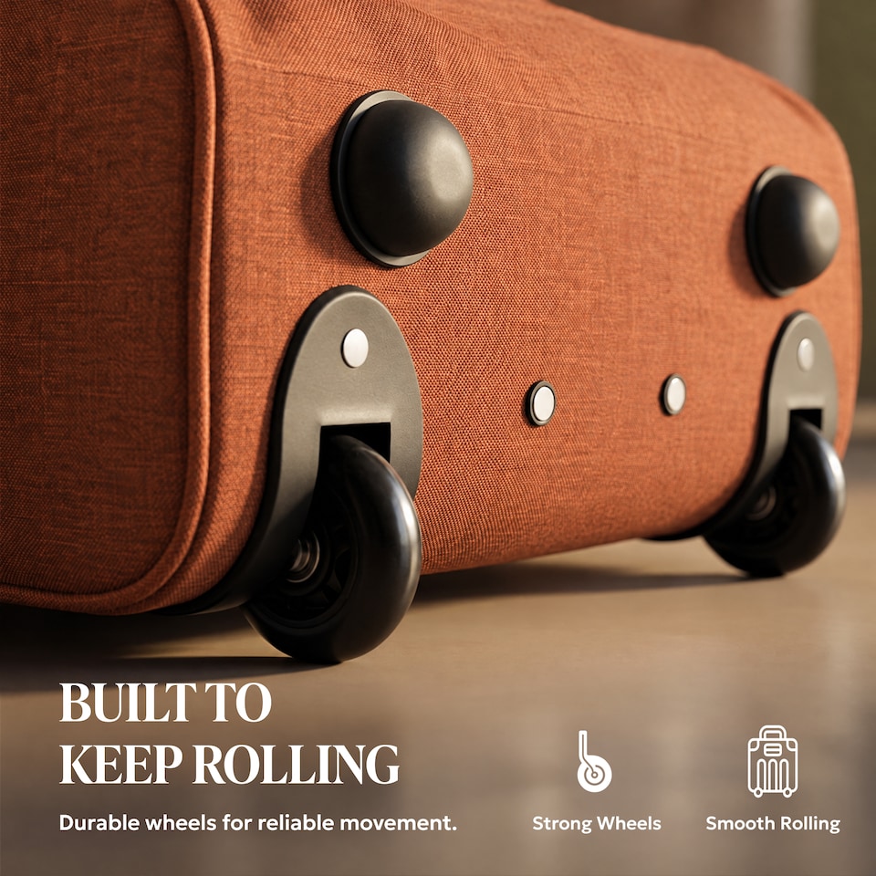 image 1 of Lugg Single Trolley Soft Cabin Bag 45x36x20cm Lightweight Hand Luggage