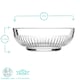 image 3 of Argon Tableware Campana Glass Serving Bowl - 17cm Clear