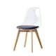 image 1 of Dining Chair DKD Home Decor Black Multicolour Natural 30 x 40 cm 54 x 47 x 81 cm Black