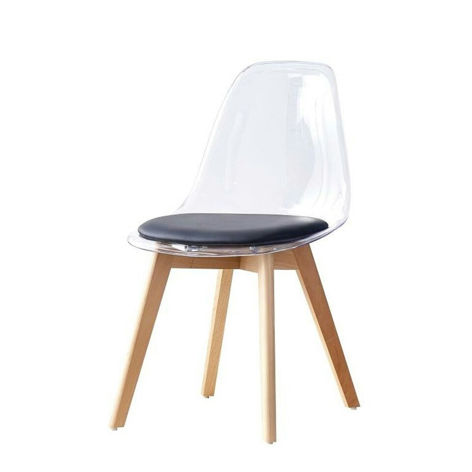 image 1 of Dining Chair DKD Home Decor Black Multicolour Natural 30 x 40 cm 54 x 47 x 81 cm Black