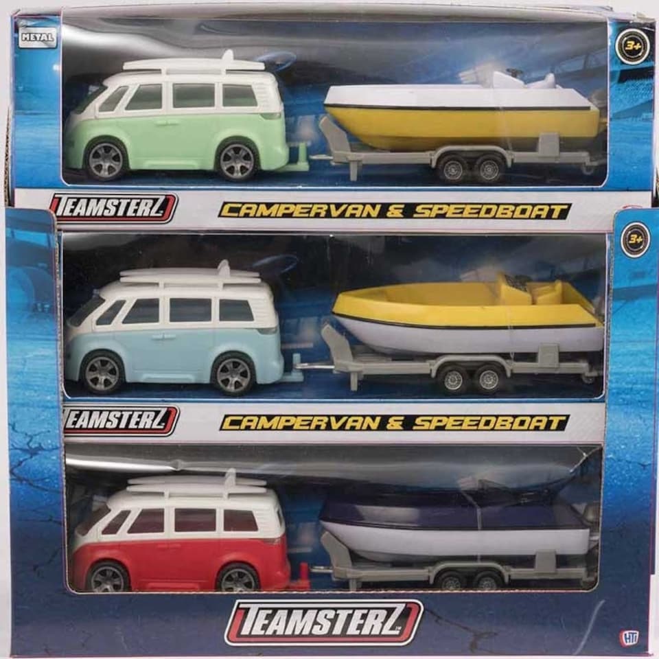 image 1 of Single Campervan & Speedboat Set