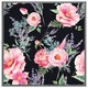image 1 of Watercolour painting of flowers (Picutre Frame) Grey | XL
