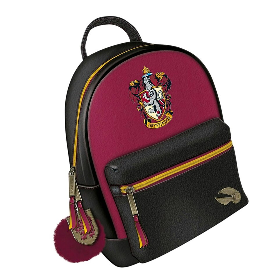 image 1 of Harry Potter Gryffindor Backpack - Maroon/Black/Yellow - One Size