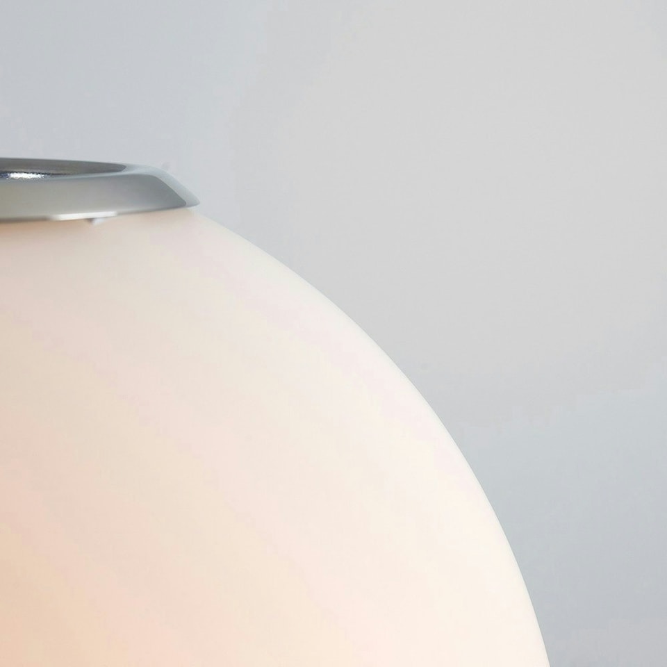 image 1 of ValueLights Modern Large White Glass Globe Ceiling Pendant Light Shade