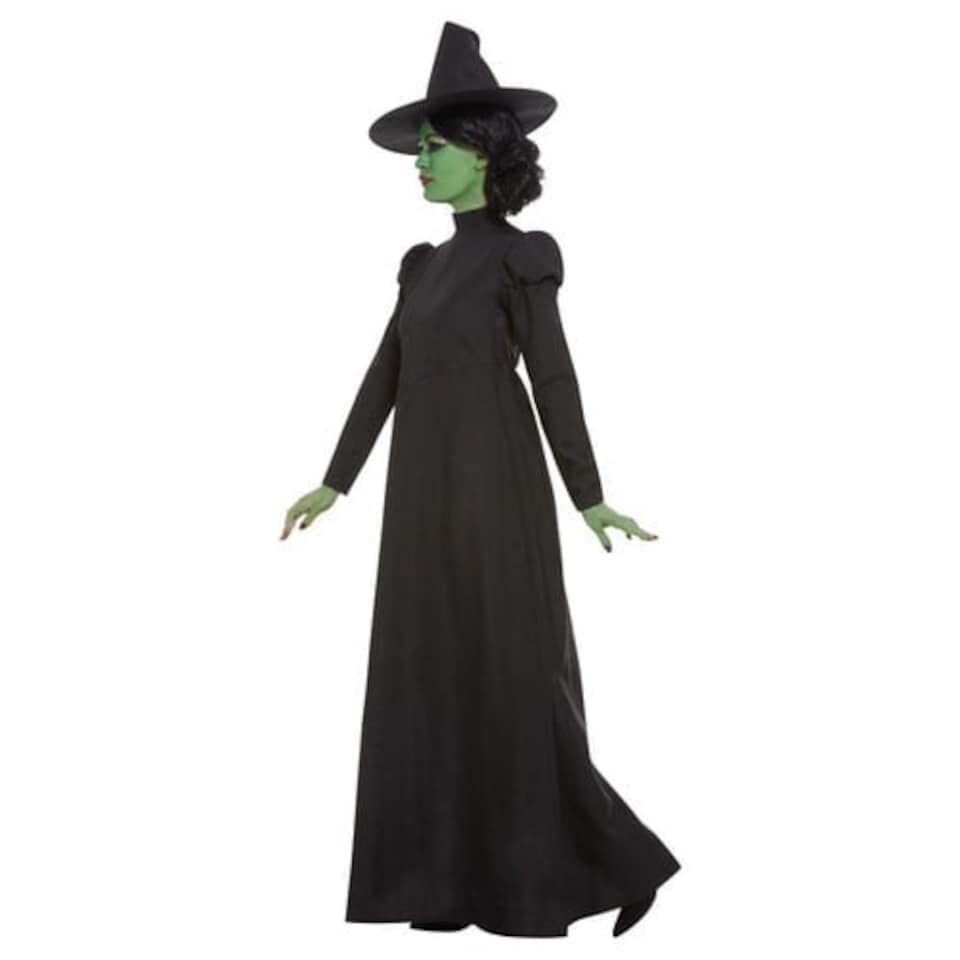 image 1 of Wicked Witch Fancy Dress Costume Ladies Medium - UK 12-14 | Green | 12