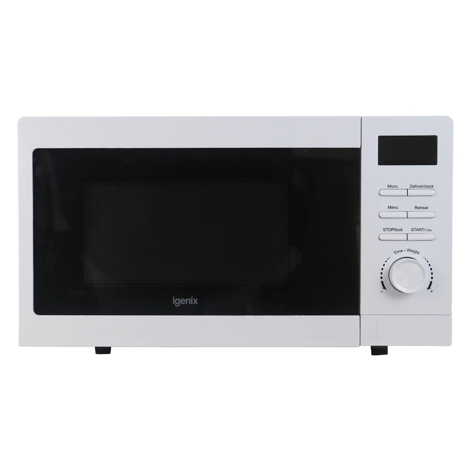 image 1 of Digital Microwave, 20 Litre, 5 Power Settings, 800W, White IGMS02080W
