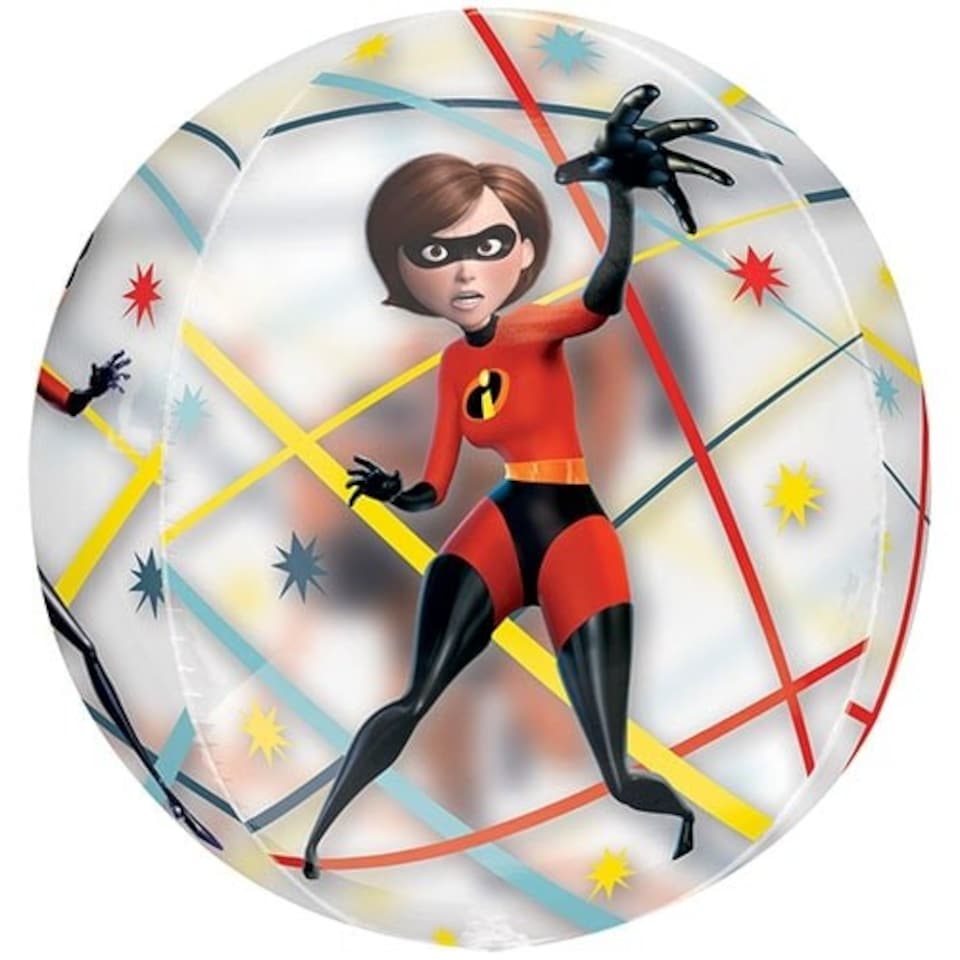 image 1 of Incredibles 2 Orbz Foil Helium Balloon 38cm / 15 in