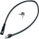 image 3 of Sport Direct 8mm x 76cm Steel Cable Bike Lock With 2 Keys Black