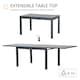 image 3 of Outsunny Extendable Garden Table 10 Seater for Lawn Balcony Patio