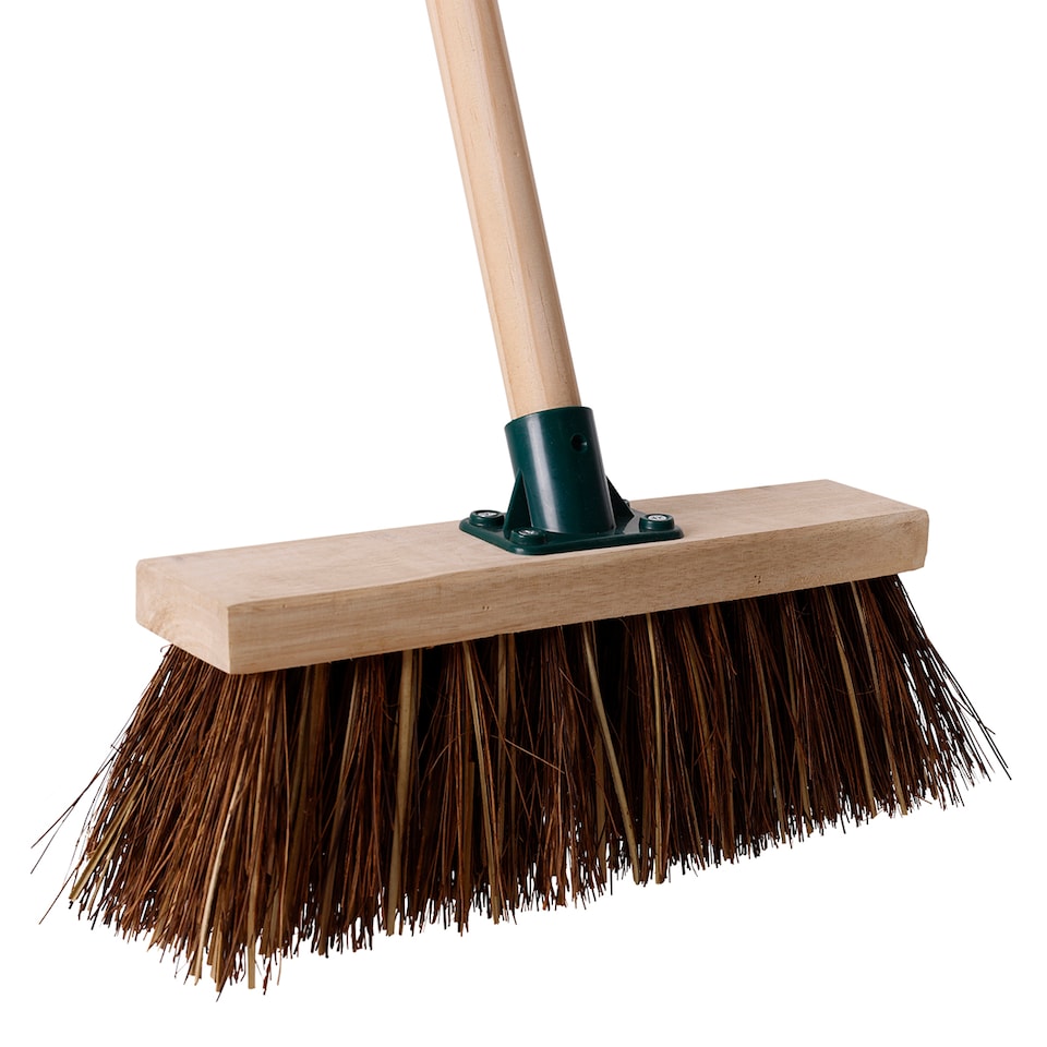 image 1 of Charles Bentley 13" Bassine & Cane Broom Garden Maintenance