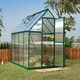 image 2 of Greenhouse Mythos 6 x 8 - Polycarbonate - L247 x W185 x H208 cm - Green