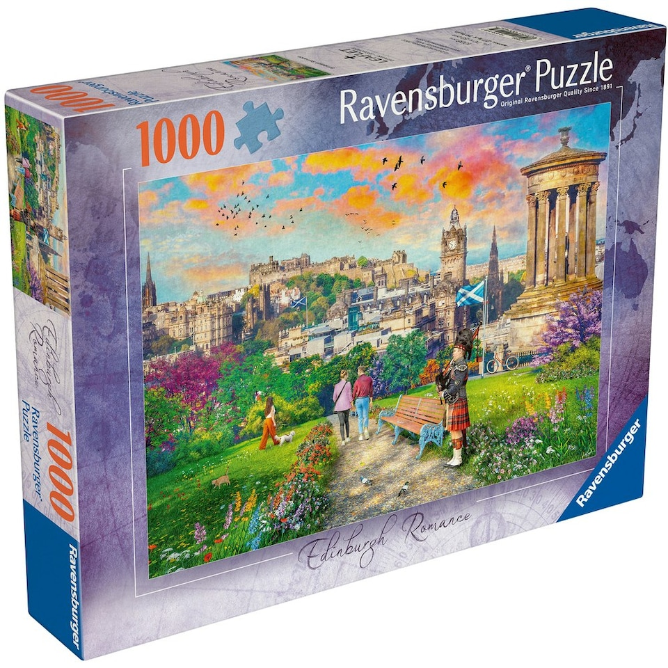 image 1 of Ravensburger Edinburgh Romance 1000 piece Jigsaw Puzzle