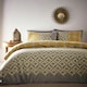 image 1 of Joel Duvet Cover Set - Super King - Yellow