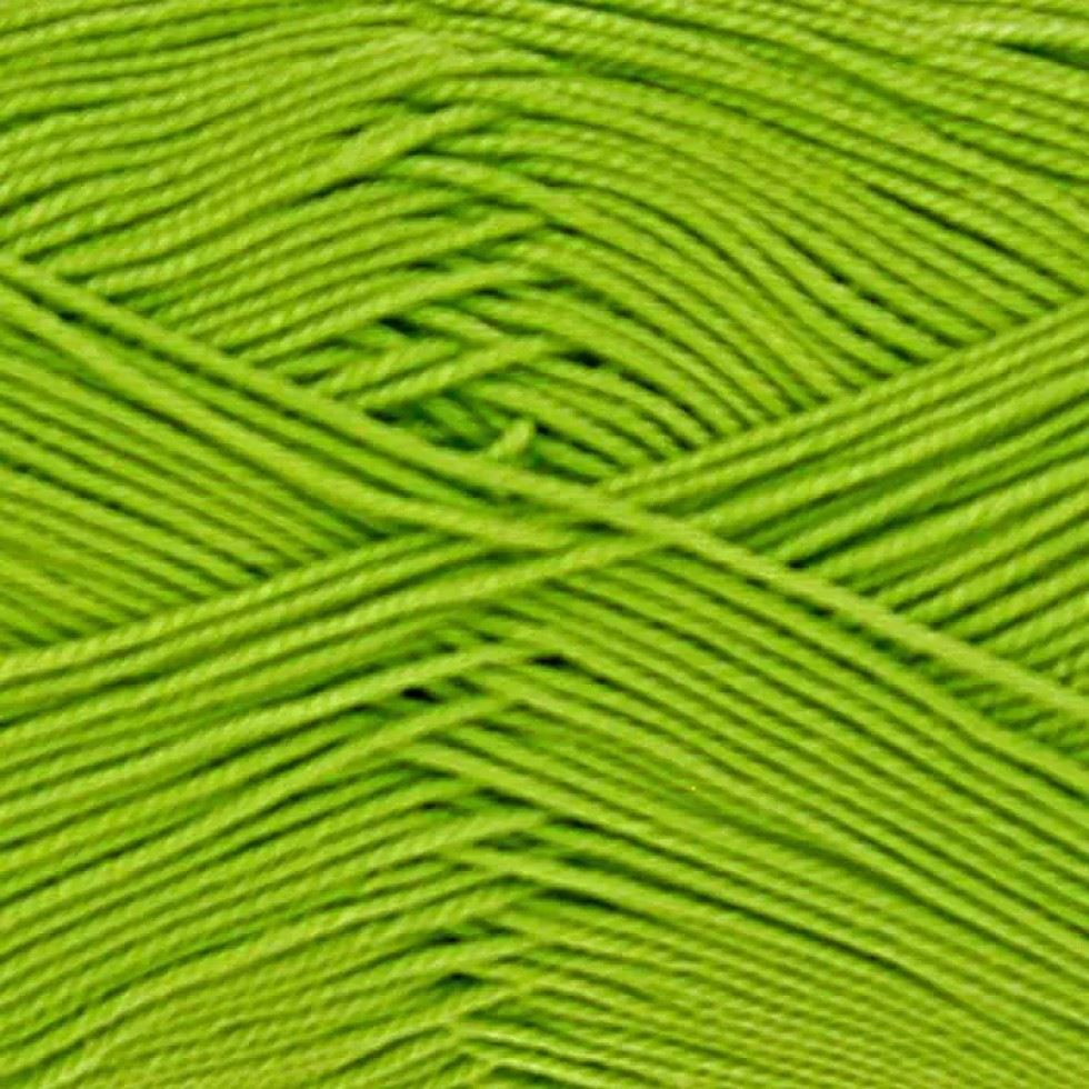 King Cole Green Giza Cotton 4 Ply Yarn (Value Pack 12 x 50g Balls) For Crochet, Knitting - 158m per ball