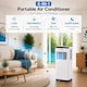 image 3 of EMtronics 7K BTU Air Conditioner with Fan and Dehumidifier - White