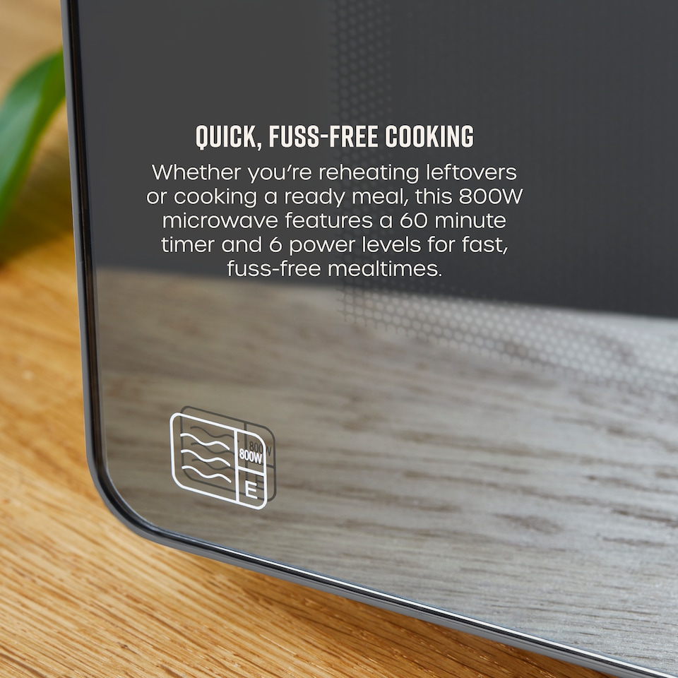 image 1 of Nordic 20L 800W Dig Microwave Grey LED