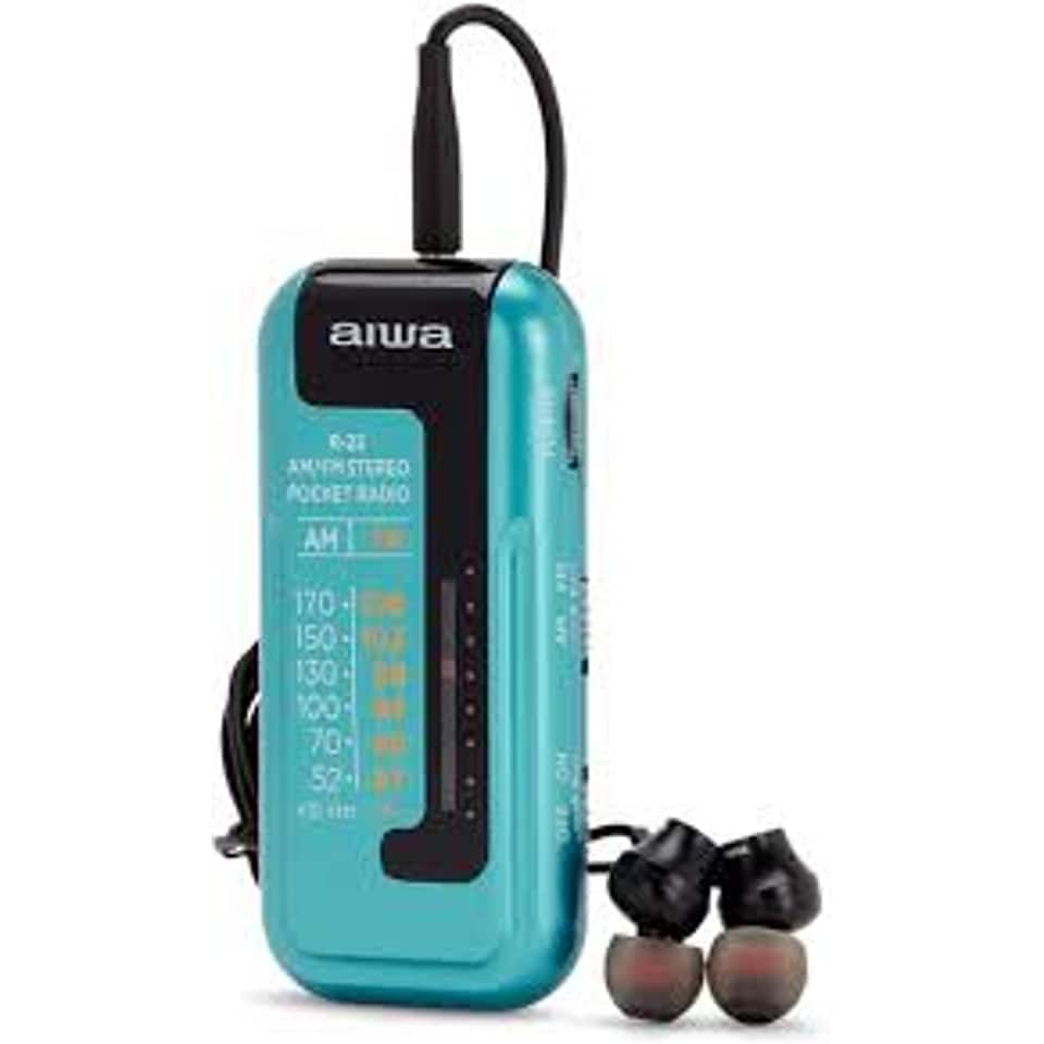 image 1 of Aiwa R-22TQ Radio  in Blue