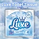 image 4 of Luxe 2 Ply 4-Roll Toilet Tissue | Blue | 6 - Blue | 6 Pack | 6