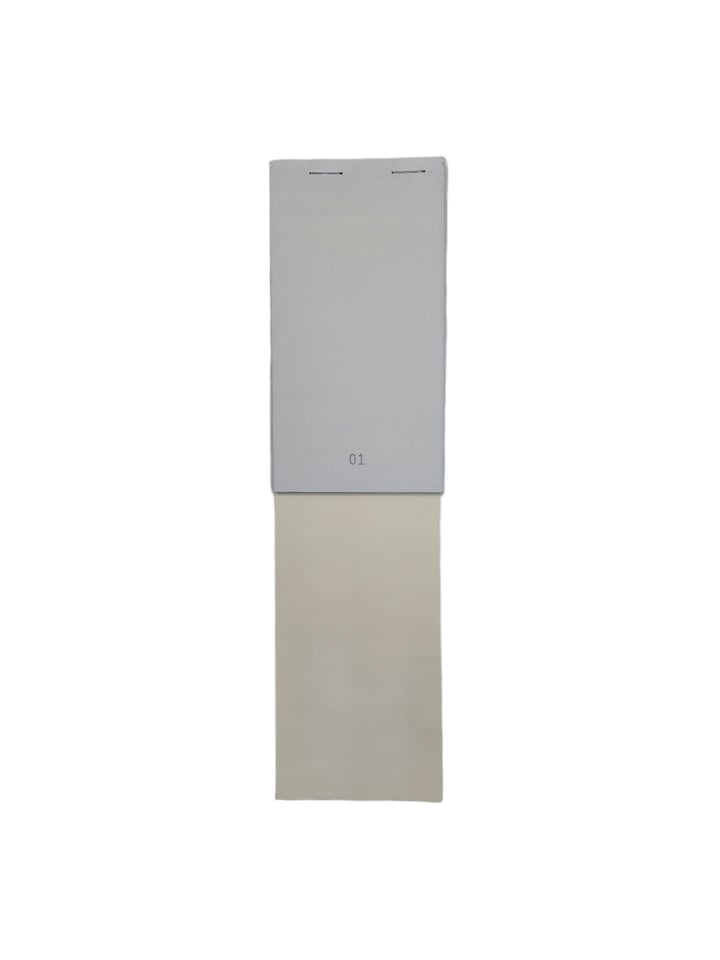 image 1 of Pack of 10 76mm x 140mm Plain White Duplicate Carbonless Restaurant Pads