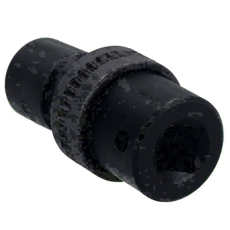 image 1 of 13mm 3/8in Drive Universal Swivel Wobble Metric Impact Shallow Socket