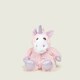 image 2 of Warmies Junior Plush Sparkly Pink Unicorn MEDIUM