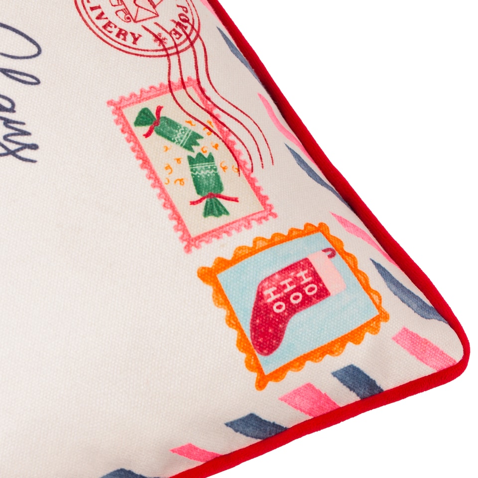 image 1 of Furn Dear Santa Reversible Christmas Cushion