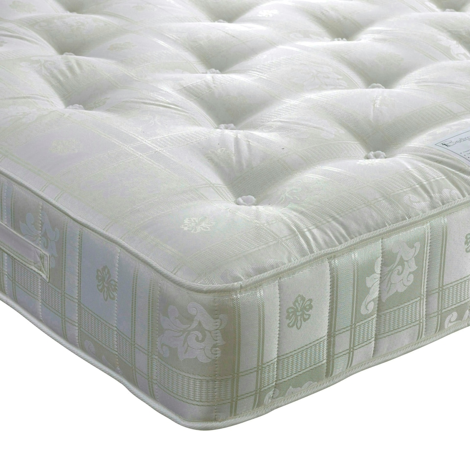 image 1 of Oscar White Wooden Bookcase Ottoman Storage Bed And Majestic 1000 Pocket Sprung Mattress Single N/A
