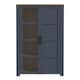 image 2 of Bohol 2 Door Display Cabinet in Riviera Oak/Navy