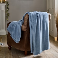 The Big One Soft Coral Fleece Oversized Throw